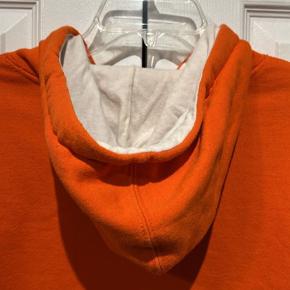 J.America‎ Men’s Orange Clemson Pullover Hoodie Size M - Picture 9 of 11